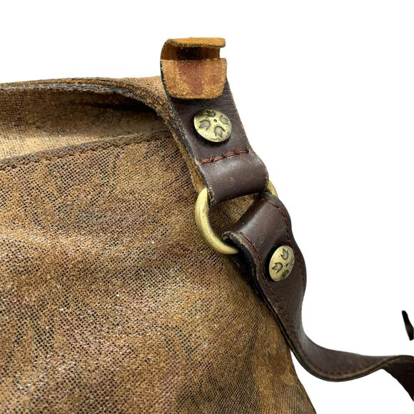 Patricia Nash Tooled Purse Napa Etched Floral Collection Peruvian Tooling Tan - Picture 3 of 15